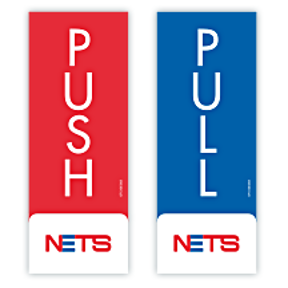 Push & Pull Decal